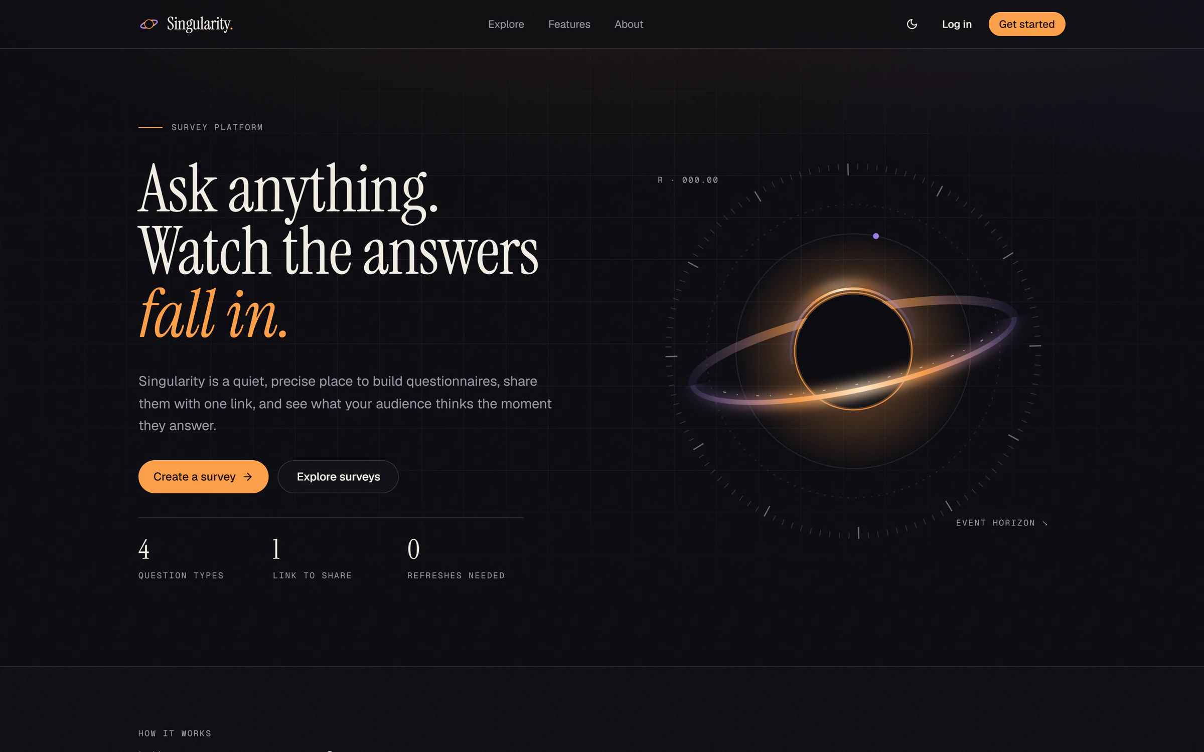 Landing page